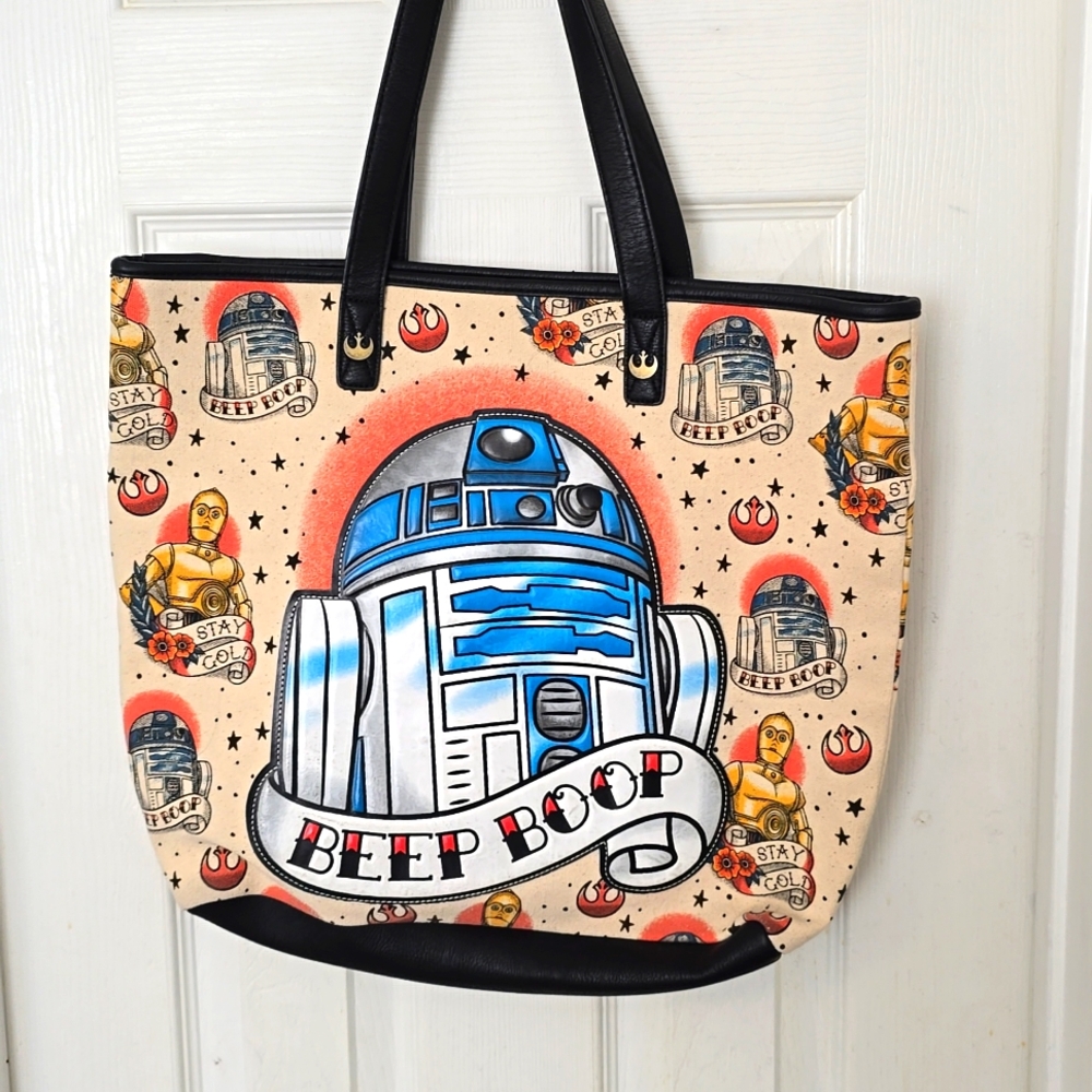 R2-D2 Loungefly Tote Purse Beep Boop